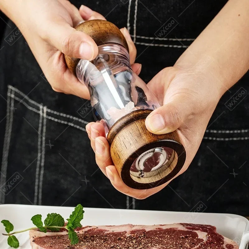 1~5pcs Salt Pepper Grinder Set Adjustable Ceramic Grinding Spice Mill Manual Salt and Pepper Shakers Grinder for Kitchen BBQ Use